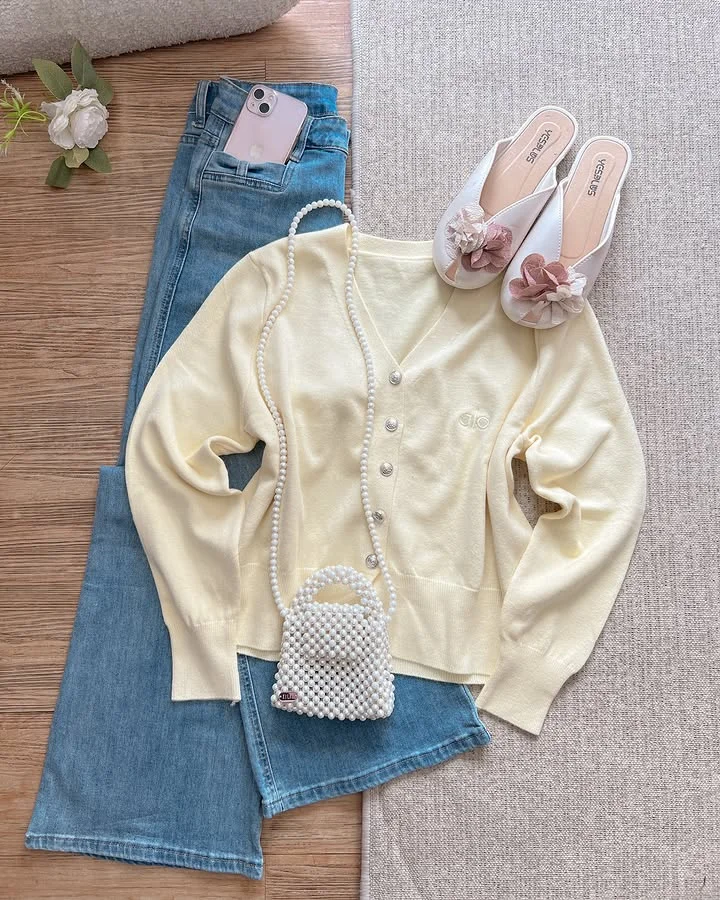 Blue & Butter Yellow Outfit - Foto 7